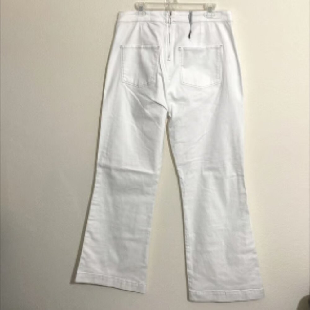 LOLA Jeans STEVIE-WHT Ultra-High Rise Flare Denim Jeans Women's Size 34 - Picture 4 of 8